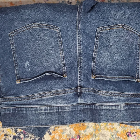 SPANX distressed ankle skinny denim legging - Picture 5 of 5